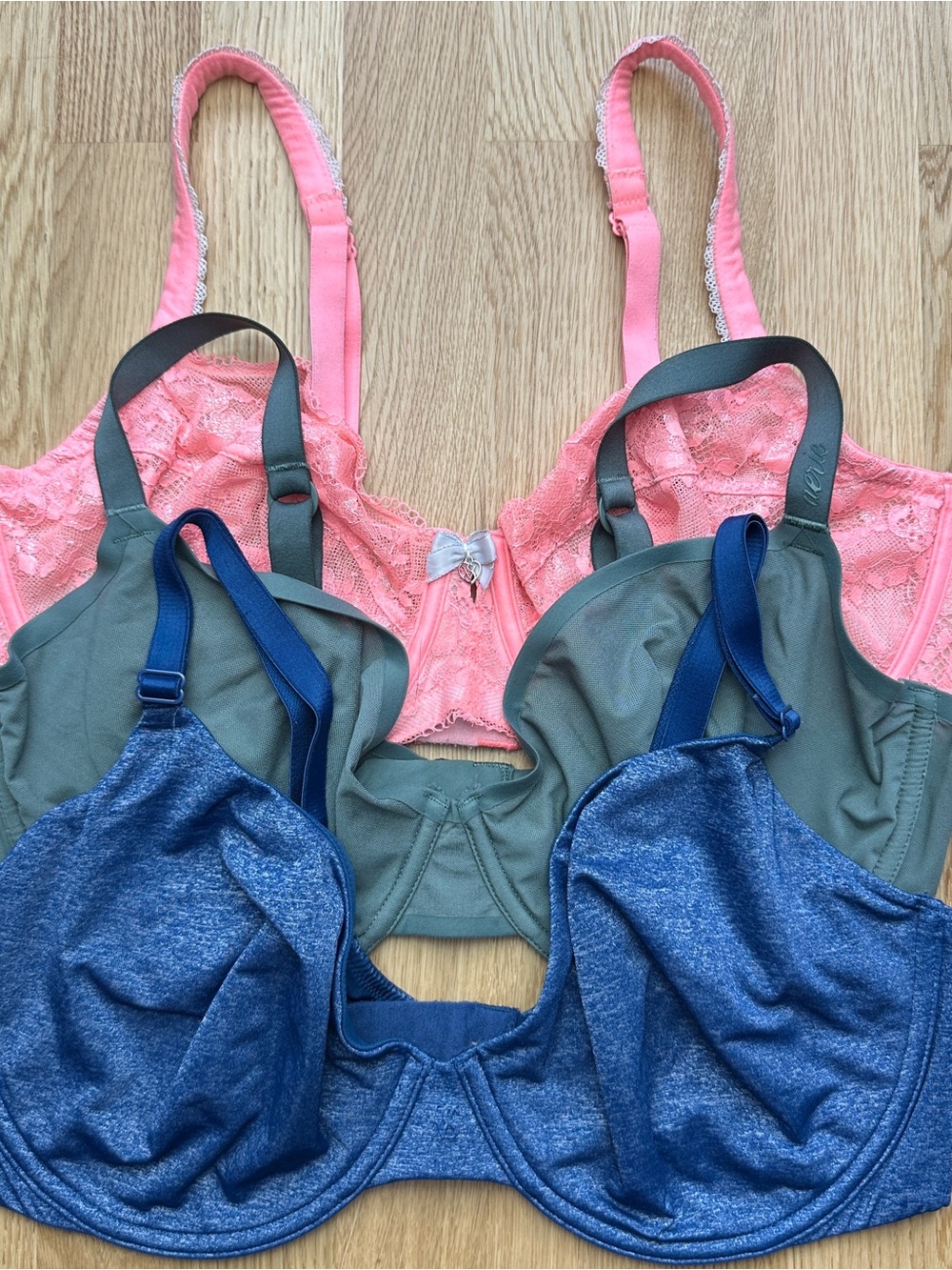 Mixed Color Underwire Bra Bundle - Pack of 3